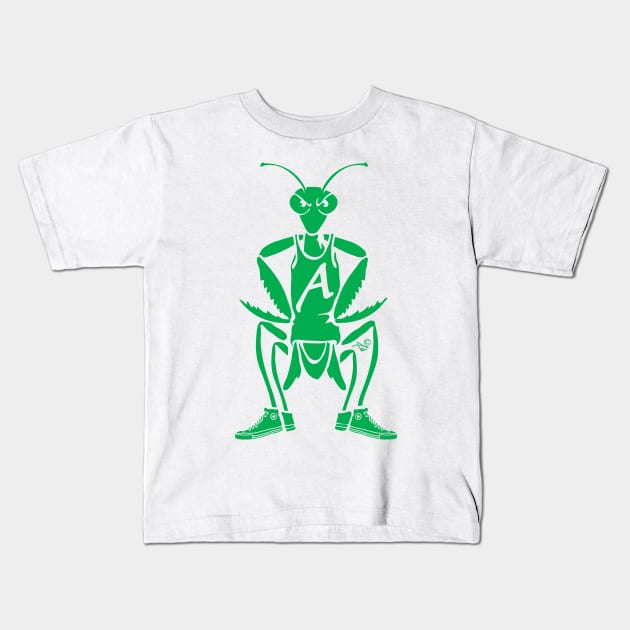 Atheist Mantis by Tai's Tees Kids T-Shirt by TaizTeez